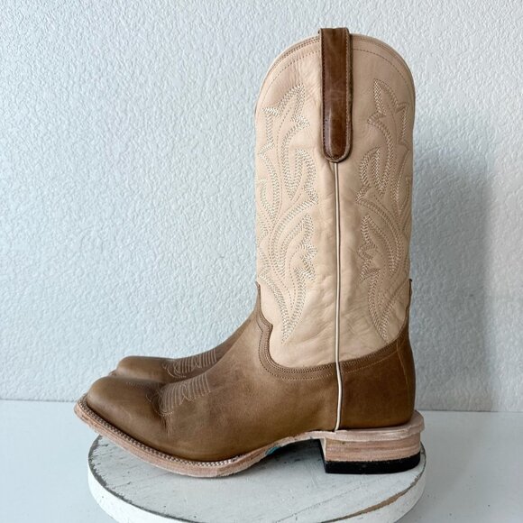 Lane SARATOGA Womens Square Toe Cowboy Boots 11 Desert Clay Western Cowgirl - Picture 5 of 13